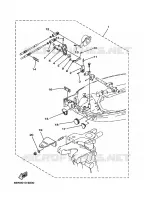 BOITIER DE COMMANDE A DISTANCE pour Yamaha F25A Manual Starter, Tiller Handle, Manual Tilt, Shaft 20