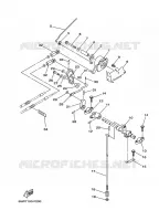COMMANDE D'ACCELERATEUR pour Yamaha F25A Electric Starter, Remote Control, Manual Tilt, Shaft 15
