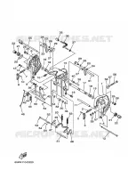 ARAIGNEE pour Yamaha F25A Manual Starter, Tiller Handle, Manual Tilt, Shaft 20