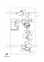 CARBURATEUR pour Yamaha F25A 4 Stroke de 2002