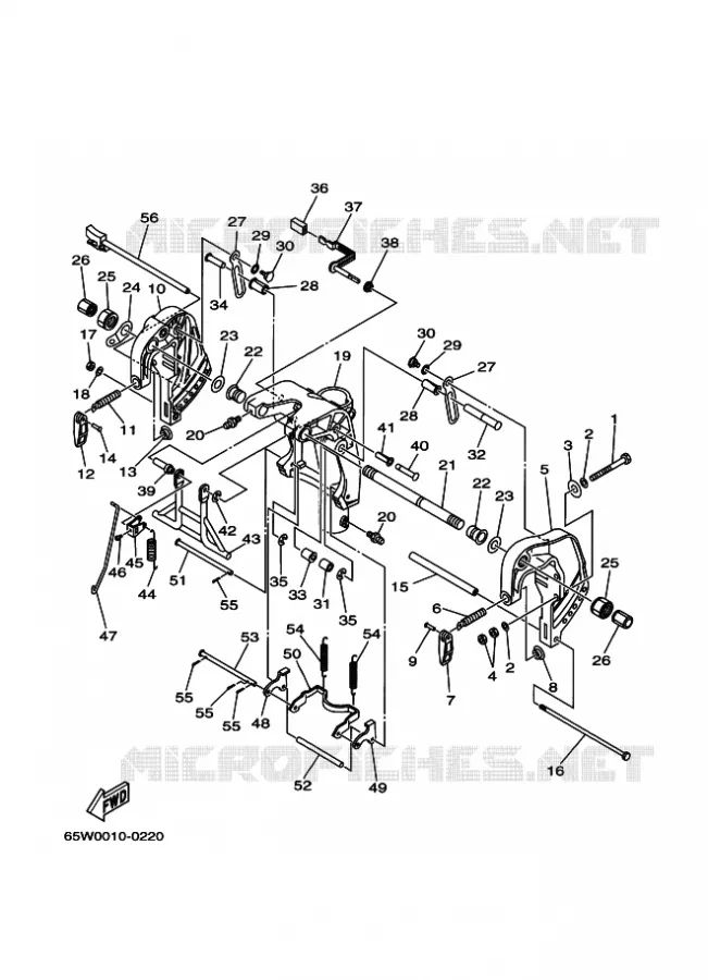 ARAIGNEE Yamaha OUTBOARD ENGINES 25hp (18.4kW) 2000 F25  F25A