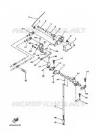 COMMANDE D'ACCELERATEUR 1 pour Yamaha F25A 4 Stroke de 1999