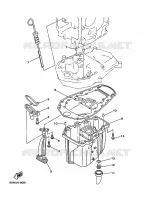 VENTILATEUR D'HUILE pour Yamaha F25A 4 Stroke de 1999