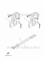 BOITIER DE COMMANDE A DISTANCE pour Yamaha F25D Electric Start, Remote Control, Power Trim & Tilt, Shaft 20