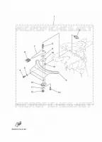 PIECES DE DIRECTION pour Yamaha F25D Manual Starter, Tiller Handle, Manual Tilt, Shaft 15