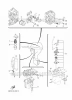 PIECES D'ENTRETIEN pour Yamaha F25D Electric Starter, Remote control, Manual Tilt, Shaft 15