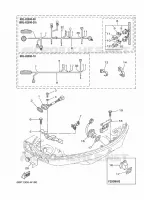 PIECES ELECTRIQUE 5 pour Yamaha F25D Manual Starter, Tiller Handle, Manual Tilt, Shaft 15