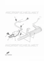 PIECES ELECTRIQUE 6 pour Yamaha F25G Manual Starter, Tiller Handle, Manual Tilt, Shaft 15