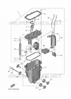 POMPE A INJECTION pour Yamaha F25G Manual & Electric Steering, Tiller Handle, Manual Tilt, Shaft 15