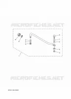 GUIDE DE DIRECTION pour Yamaha F25G Manual & Electric Steering, Tiller Handle, Manual Tilt, Shaft 15