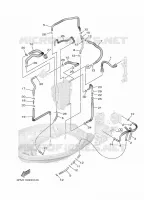 ALIMENTATION CARBURANT 2 pour Yamaha F25G Electric Starter, Power Trim & Tilt, Remote control, Shaft 20