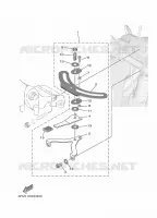 PIÈCES OPTIONNELLES 6 pour Yamaha F25G Electric Starter, Power Trim & Tilt, Remote control, Shaft 20