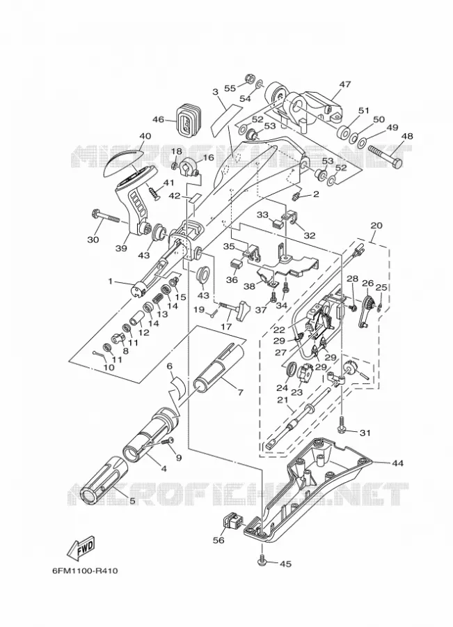 PIÈCES OPTIONNELLES 3 Yamaha OUTBOARD ENGINES 25hp (18.4kW) 2019 F25  F25GETL