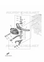 PIECES DE DIRECTION pour Yamaha F25G Manual & Electric Steering, Tiller Handle, Manual Tilt, Shaft 20