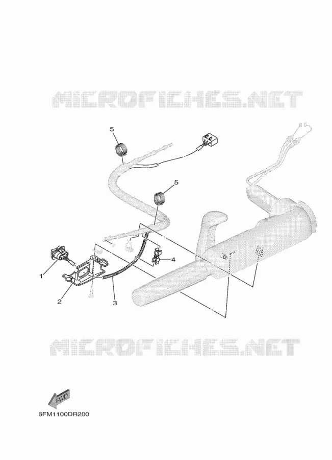 PIECES ELECTRIQUE 6 Yamaha OUTBOARD ENGINES 25hp (18.4kW) 2018 F25  F25GWHL