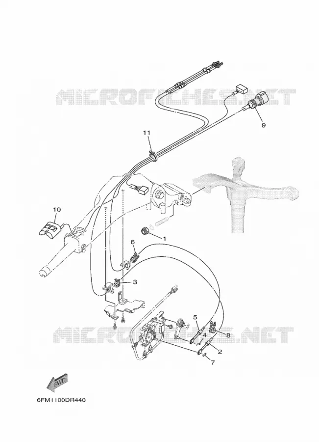 PIÈCES OPTIONNELLES 5 Yamaha OUTBOARD ENGINES 25hp (18.4kW) 2018 F25  F25GETL