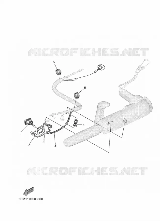 PIECES ELECTRIQUE 6 Yamaha OUTBOARD ENGINES 25hp (18.4kW) 2017 F25  F25GWHL