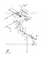 COMMANDE D'ACCELERATEUR pour Yamaha F30T Electric Start, Power Trim & Tilt, Remote Control, Shaft 20