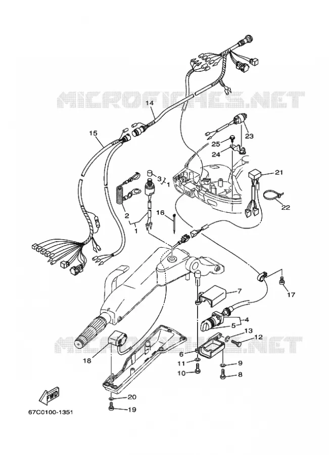 PIÈCES OPTIONNELLES Yamaha OUTBOARD ENGINES 30hp (22.1kW) 2002 F30  F30A