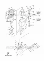 KIT DE REPARATION 2 pour Yamaha F30B Electric Start, Remote Control, Power Trim & Tilt, Shaft 15