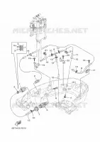CARENAGE INFERIEUR 2 pour Yamaha F30B Electric Start, Remote Control, Power Trim & Tilt, Shaft 15