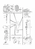 PIECES D'ENTRETIEN pour Yamaha F30L Electric Starter, Tiller Handle, Power Trim & Tilter, Shaft 20