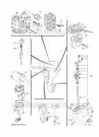 PIECES D'ENTRETIEN pour Yamaha F30B Electric Starter, Tiller Handle, Hydro Trim & Tilt, Shaft 20