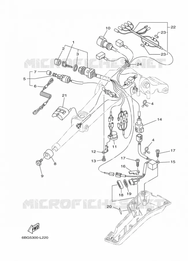 DIRECTION 2 Yamaha OUTBOARD ENGINES 30hp (22.1kW) 2012 F30  F30BEHDL
