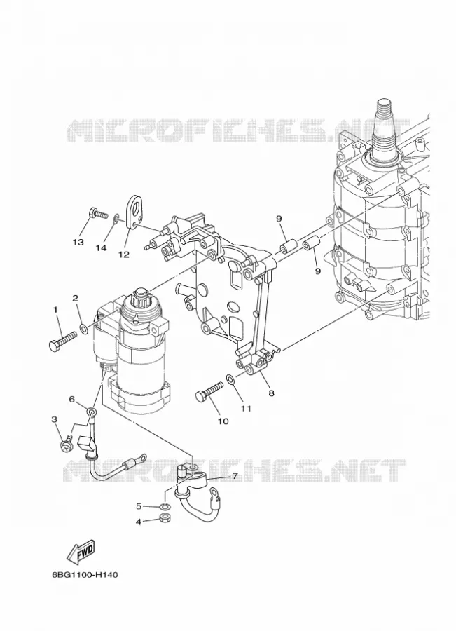 ELECTRIQUE 2 Yamaha OUTBOARD ENGINES 30hp (22.1kW) 2012 F30  F30BEHDL