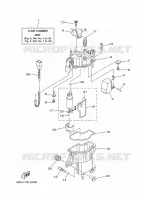 POMPE A INJECTION 1 pour Yamaha F30B Electric Starter, Remote Control, Power Trim & Tilt, Shaft 15