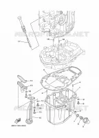 CARTER INFERIEUR pour Yamaha F30B Electric Starter, Remote Control, Power Trim & Tilt, Shaft 15