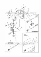 PIÈCES OPTIONNELLES pour Yamaha F30B Electric Starter, Remote Control, Power Trim & Tilt, Shaft 20
