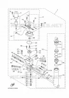 MOTEUR DE SYSTEME D'INCLINAISON pour Yamaha T25TLRD High Thrust, Electric Start, Power Trim & Tilt, Remote Control, Shaft 20