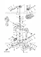 SUPPORT 2 pour Yamaha T25TLRD High Thrust, Electric Start, Power Trim & Tilt, Remote Control, Shaft 20