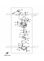 CARBURATEUR pour Yamaha FT25B High Thrust, Electric Starter, Remote Control, Power Trim & Tilt, Shaft 20