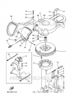 GENERATEUR pour Yamaha FT25B High Thrust, Electric Starter, Remote Control, Power Trim & Tilt, Shaft 20