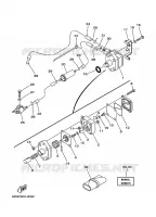 RESERVOIR A ESSENCE pour Yamaha FT25B High Thrust, Electric Starter, Remote Control, Power Trim & Tilt, Shaft 20