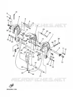 SUPPORT 1 pour Yamaha FT25B High Thrust, Electric Starter, Remote Control, Power Trim & Tilt, Shaft 20