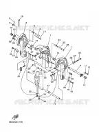 SUPPORT 2 pour Yamaha FT25B High Thrust, Electric Starter, Remote Control, Power Trim & Tilt de 2002