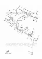 COMMANDE D'ACCELERATEUR pour Yamaha FT25F High Thrust, Electric Starter, Power Trim & Tilt, Remote control, Shaft 20