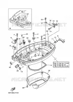 CARENAGE INFERIEUR pour Yamaha (E)40X Enduro de 2007