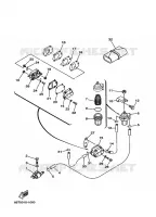 RESERVOIR A ESSENCE pour Yamaha (E)40X Enduro de 2007