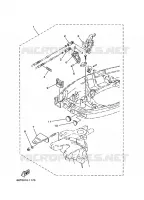 FIXATION BOITIER DE COMMANDE A DISTANCE pour Yamaha (E)40X Enduro de 2007