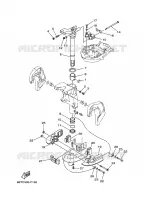 SUPPORT 2 pour Yamaha (E)40X Enduro de 2007