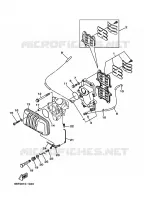 ADMISSION pour Yamaha E40X Manual Starter, Tiller Handle, Manual Tilt, Pre-Mixing, Shaft 20