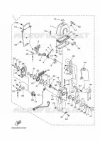 BOITIER DE COMMANDE A DISTANCE pour Yamaha F115A Electric Starter, Remote Control, Power Trim & Tilt, Shaft 20