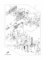 BOITIER DE COMMANDE A DISTANCE pour Yamaha F115A Electric Starter, Remote Control, Power Trim & Tilt, Shaft 20