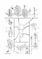 PIECES D'ENTRETIEN pour Yamaha F115A Electric Starter, Remote Control, Power Trim & Tilt, Shaft 20