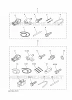 PIÈCES OPTIONNELLES 3 pour Yamaha F115A Electric Starter, Remote Control, Power Trim & Tilt, Shaft 20