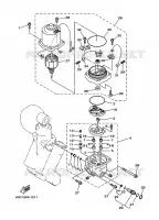 SYSTEME D'INCLINAISON 2 pour Yamaha F115A Electric Starter, Remote Control, Power Trim & Tilt, Shaft 20